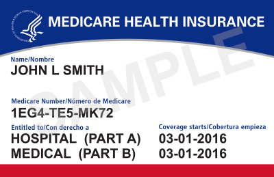 medicare card example